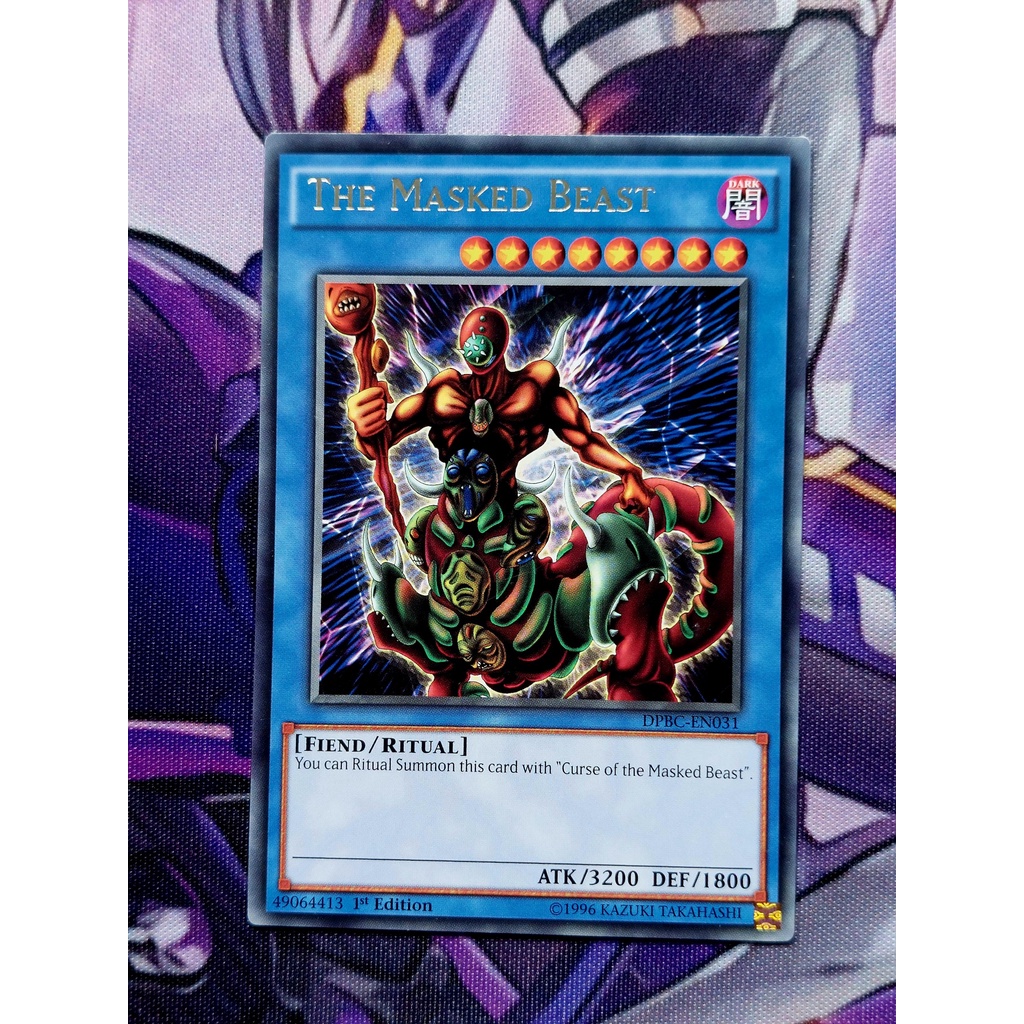 Thẻ Bài Mint90 Yugioh Monster The Masked Beast - DPBC-EN031 - Rare