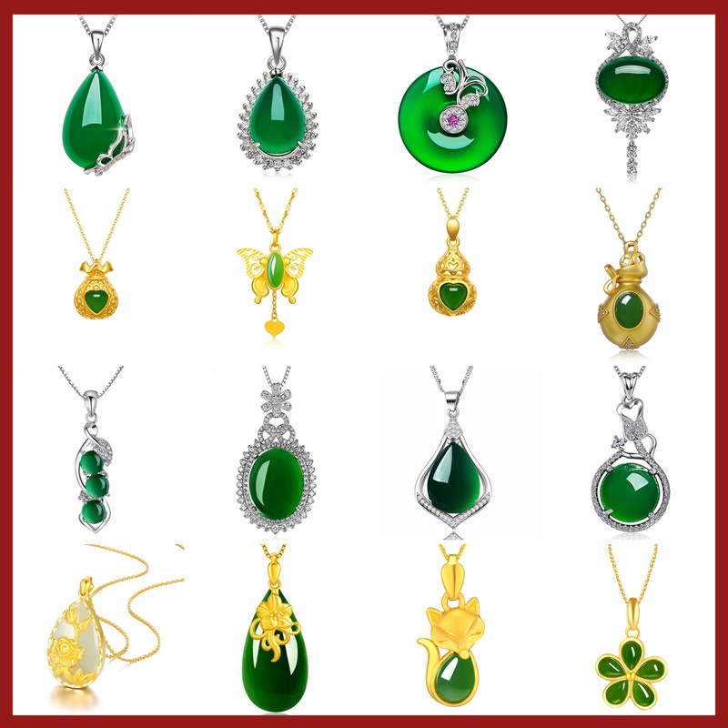 Vòng cổ Mặt Ngọc Bích Thời Trang