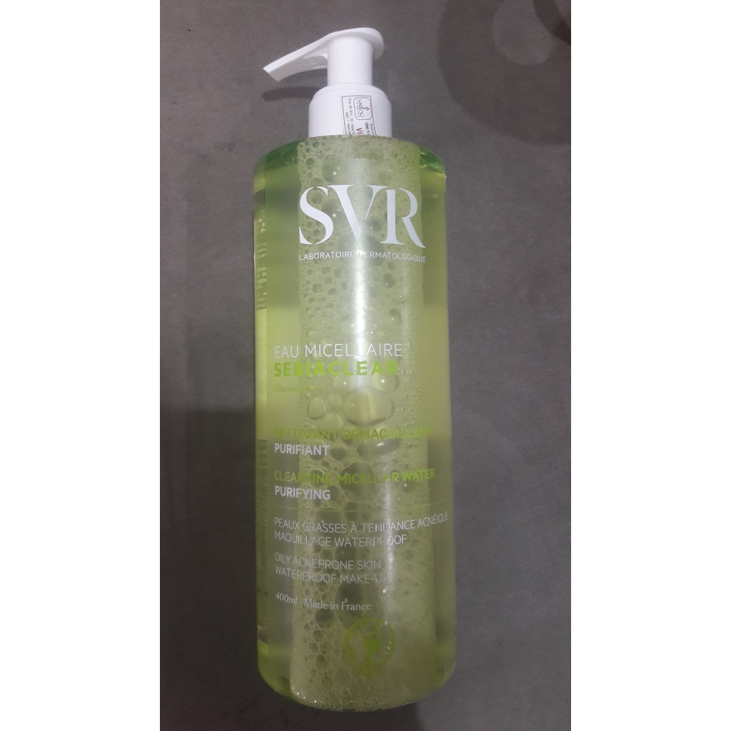 Nước làm sạch da, tẩy trang và giúp loại bỏ dầu SVR SEBIACLEAR Eau Micellaire 400ml | BigBuy360 - bigbuy360.vn
