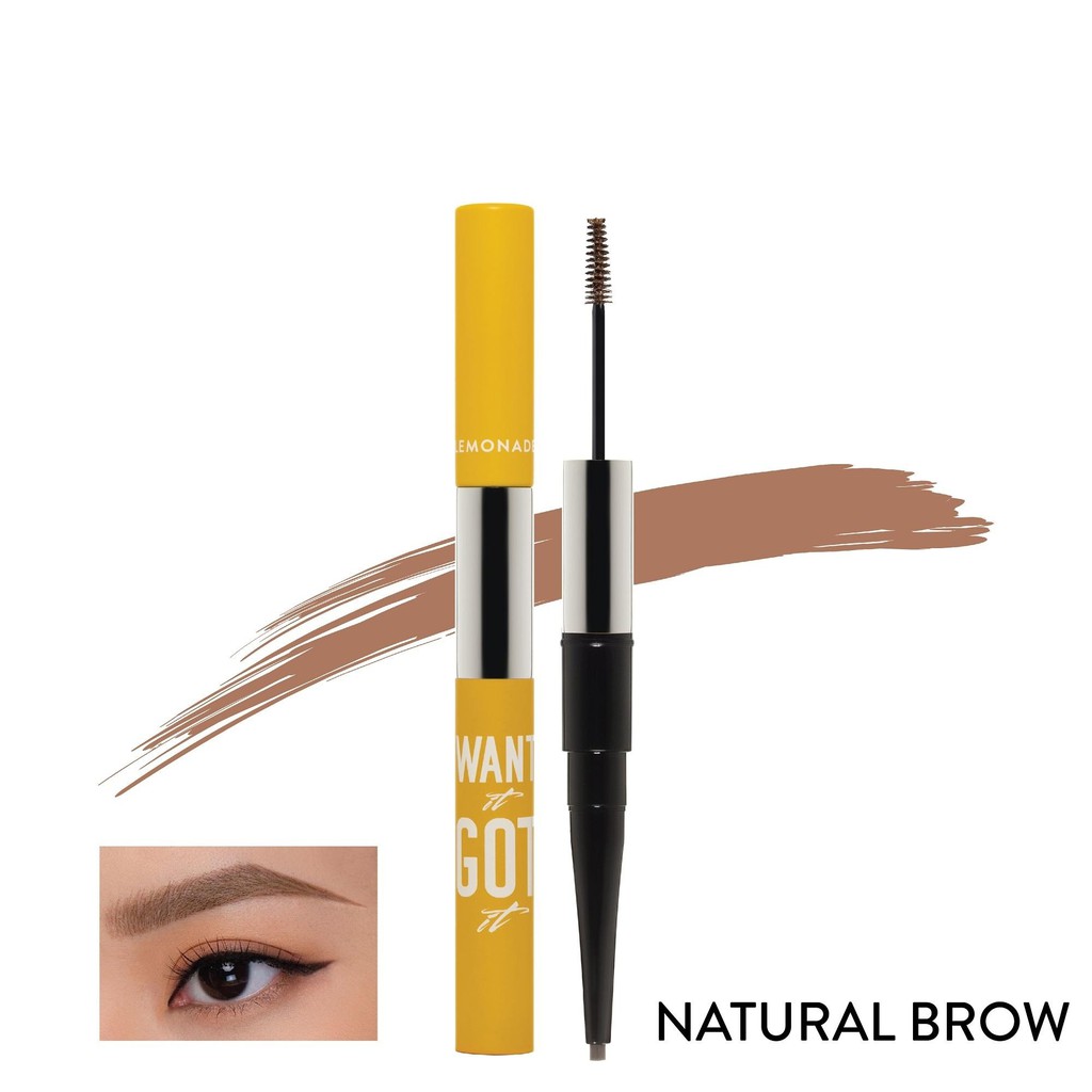 Combo trọn bộ trang điểm mắt LEMONADE gồm 01 Mascara 7.5g + 01 Eyeliner 1g + 01 Eyebrow 2.75g