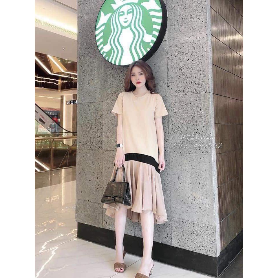 Đầm babydoll kiểu dáng dễ mặc, phù hợp mọi phom người, big size, bầu bì bon chen thoải mái 300g | BigBuy360 - bigbuy360.vn
