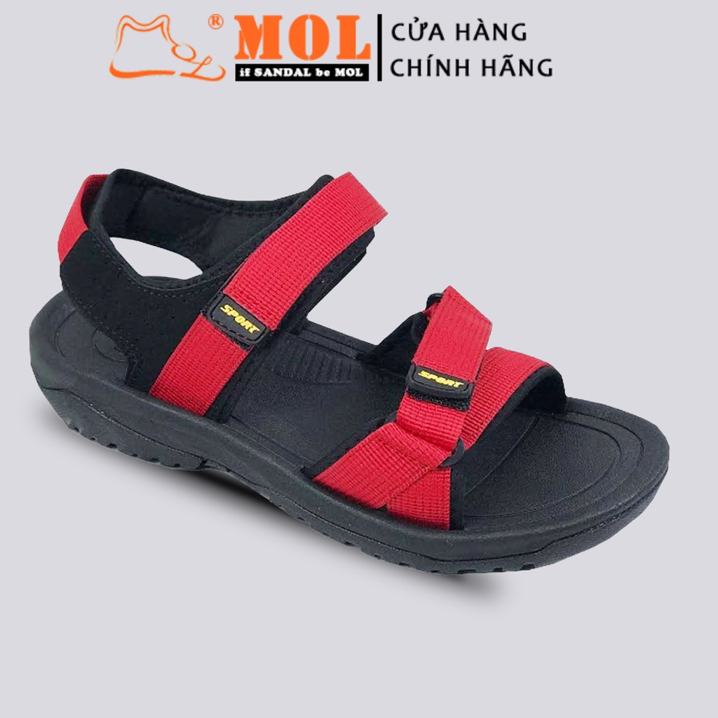 Giày sandal nam quai chéo vải dù có quai hậu cố định mang đi học đi biển du lịch hiệu Rova RV873R