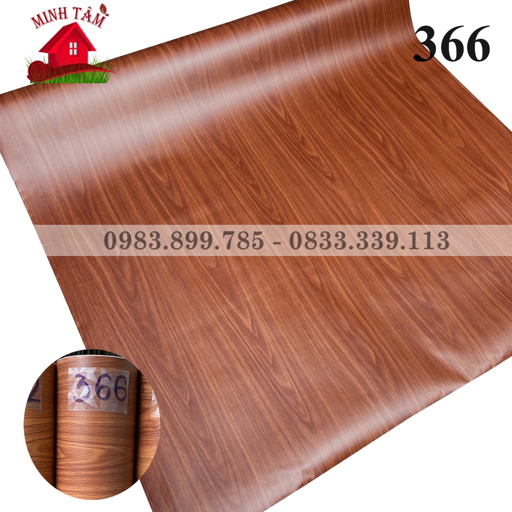Giấy decal dán tường giả vân gỗ dán bàn tủ chống nước khổ 1.2m sẵn keo đẹp giá rẻ
