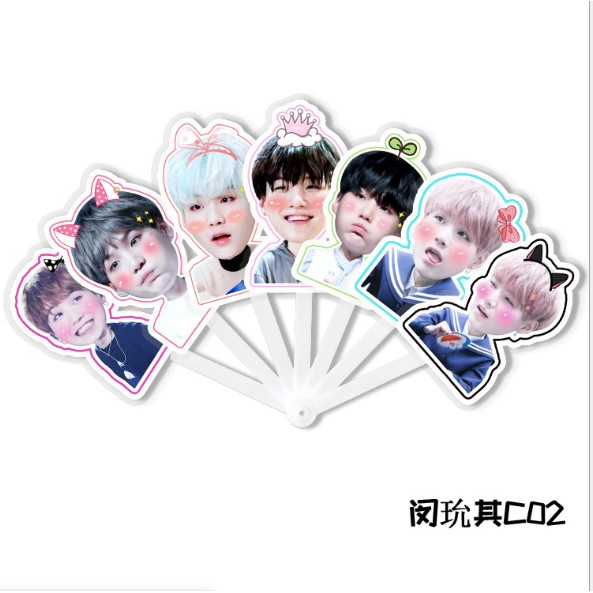 Quạt xòe đầu to thành viên Bangtan | BigBuy360 - bigbuy360.vn