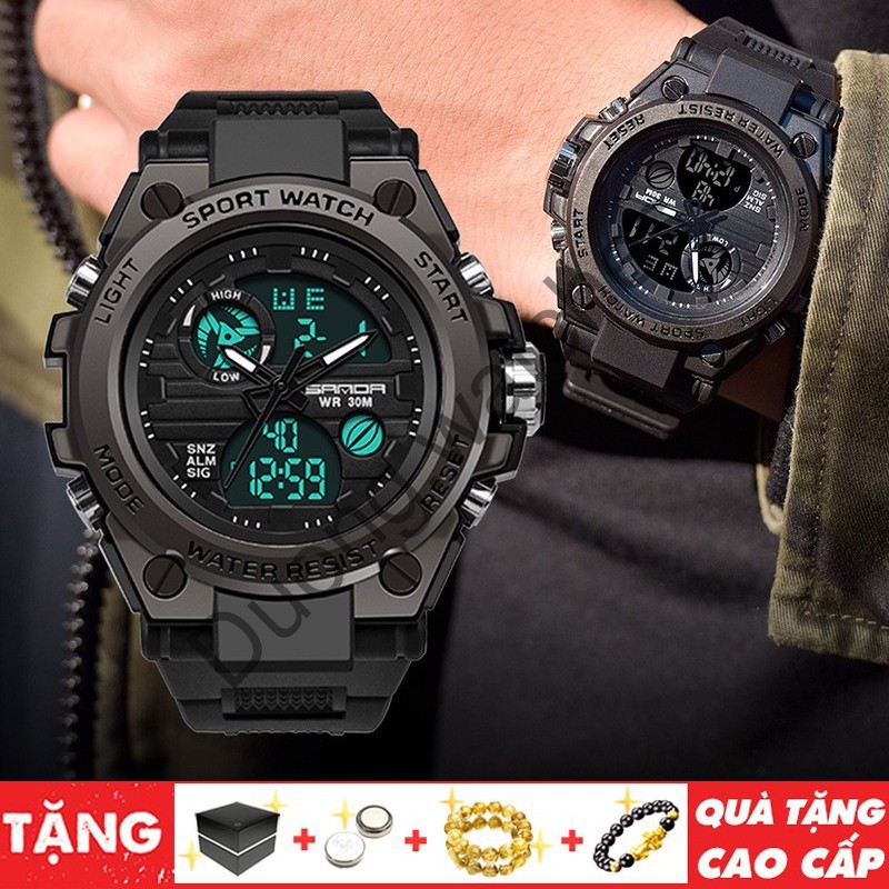 Đồng hồ nam thể thao Kim Điện Tử SANDA SIÊU ĐẸP, CÁ TÍNH-Duong.watches | BigBuy360 - bigbuy360.vn