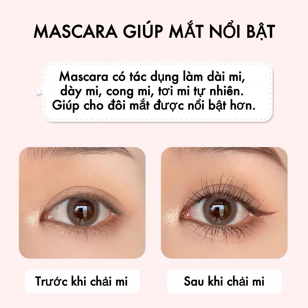 Chuốt Mi Mascara 2 Đầu Làm Dài Cong Mi GOGO TALES Flying Feather Lengthen GT333 - GOGOTALES