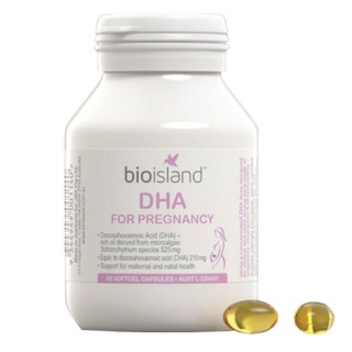 Bổ sung DHA cho bà bầu Bio Island 60 viên
