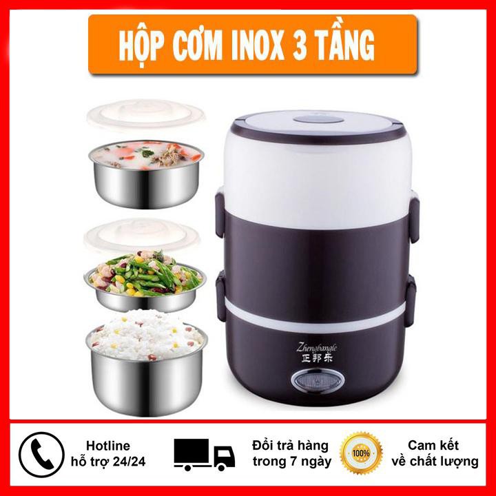 Nồi cơm điện mini nấu cơm, luộc trứng, hâm nóng thức ăn