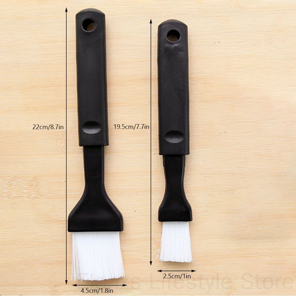 Set 2 Cọ Làm Bánh Bằng Nhựa Có Thể Treo