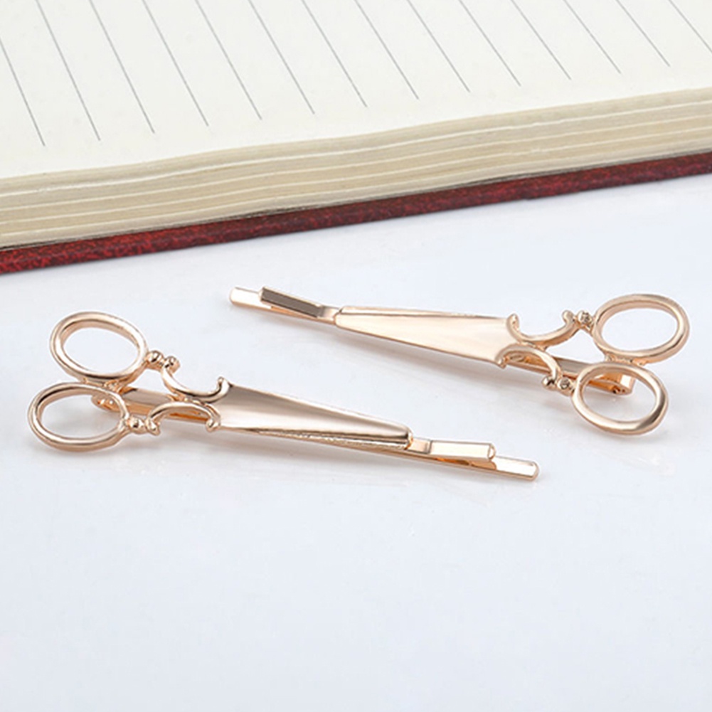 2 kẹp tóc hình cây kéo thời trang nữ tính