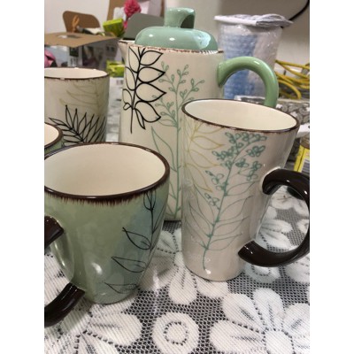 Bộ Bình nước cao cấp sứ tráng men phong cách NHẬT BẢN