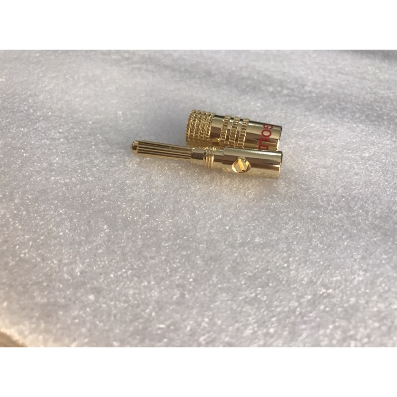 Jack Bắp Chuối Cắm Loa, Jack Amply màu Gold tuyệt đẹp, Jack sịn