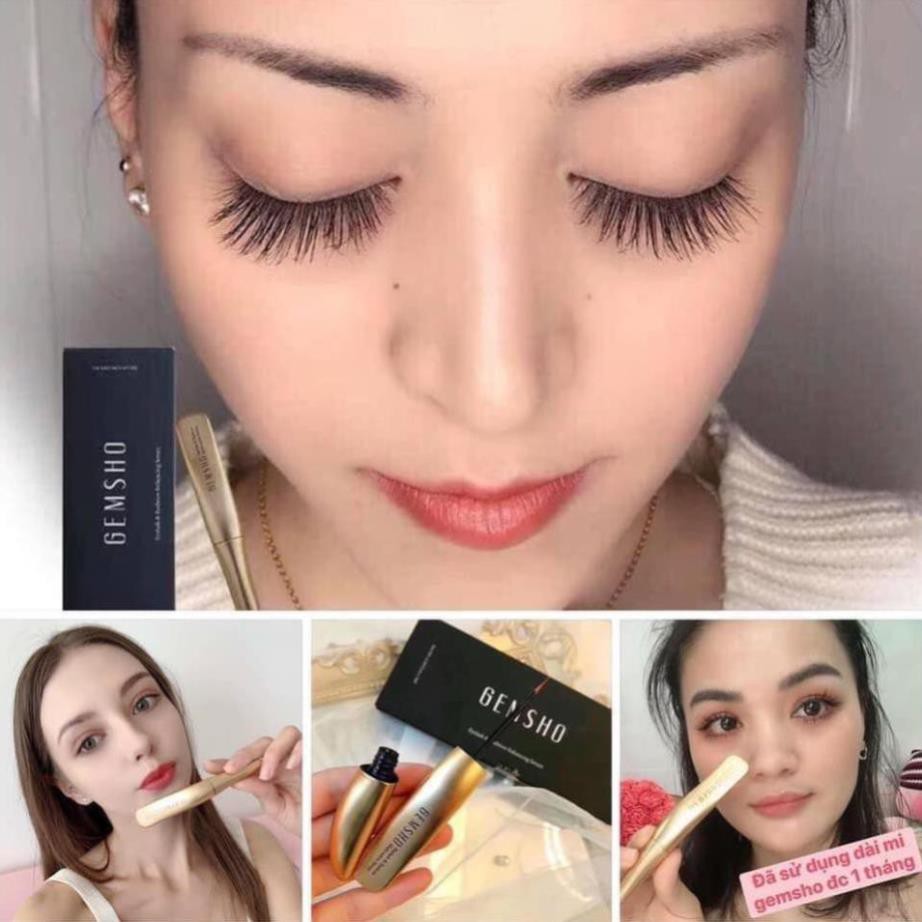 Serum dưỡng mi Gemsho Eyelash & Eyebrow 3ml của Mỹ