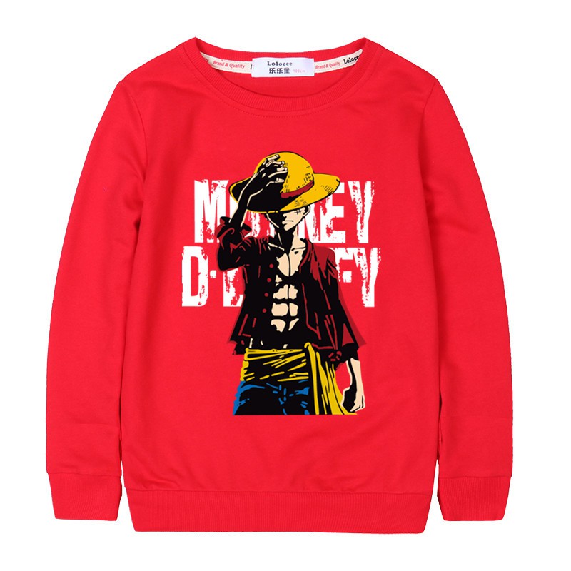 Áo Hoodie Cổ Tròn In Hình Nhân Vật luffy Trong One Piece Phong Cách Nhật Bản | BigBuy360 - bigbuy360.vn