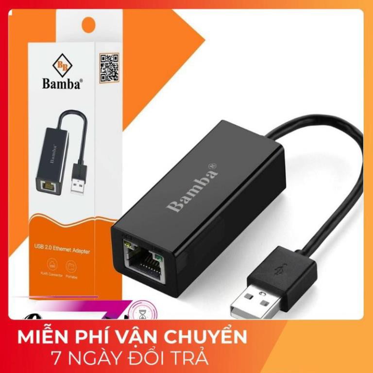 [FREESHIP] Cáp chuyển USB 2.0 ra LAN BAMBA - Cable USB 2.0 to LAN BAMBA