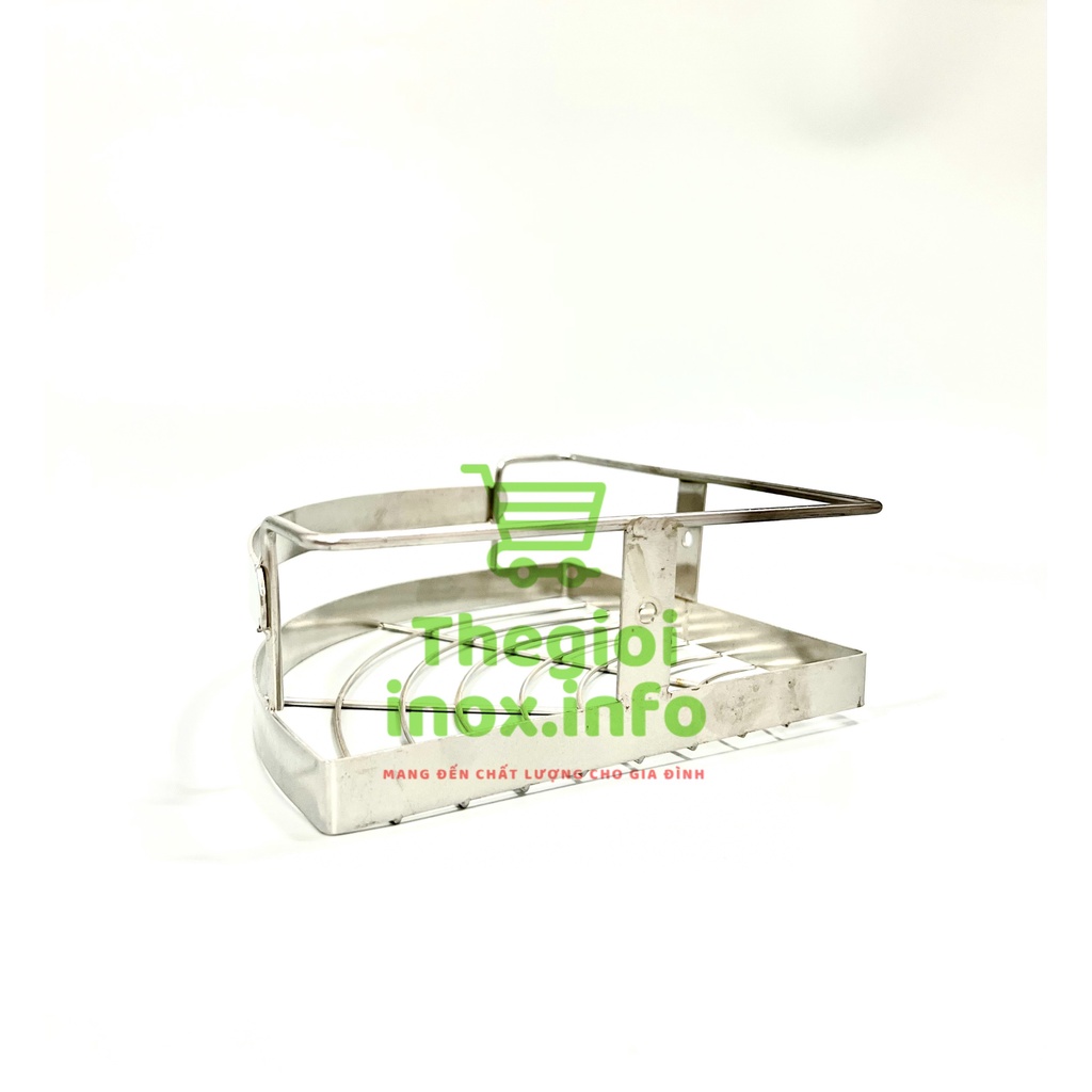Kệ Góc Inox 1 Tầng INOX 304 - Kệ Inox 1 Tầng - Kệ Nhà Tắm