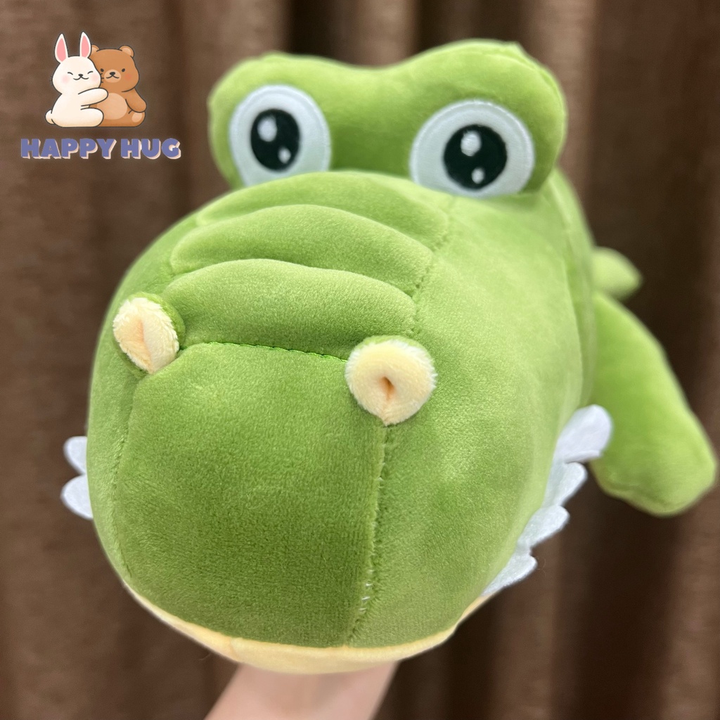 Gấu bông to, thú nhồi bông gối ôm cá sấu size 55/70/85/120cm - Happy Hug