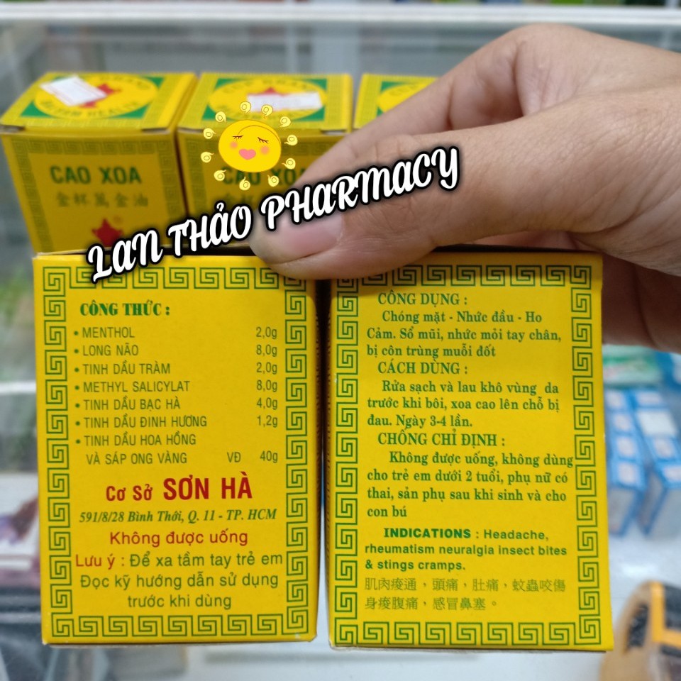 CAO XOA CÚP VÀNG 40G CHÍNH HÃNG GIÁ SỈ - DẦU CÙ LÀ