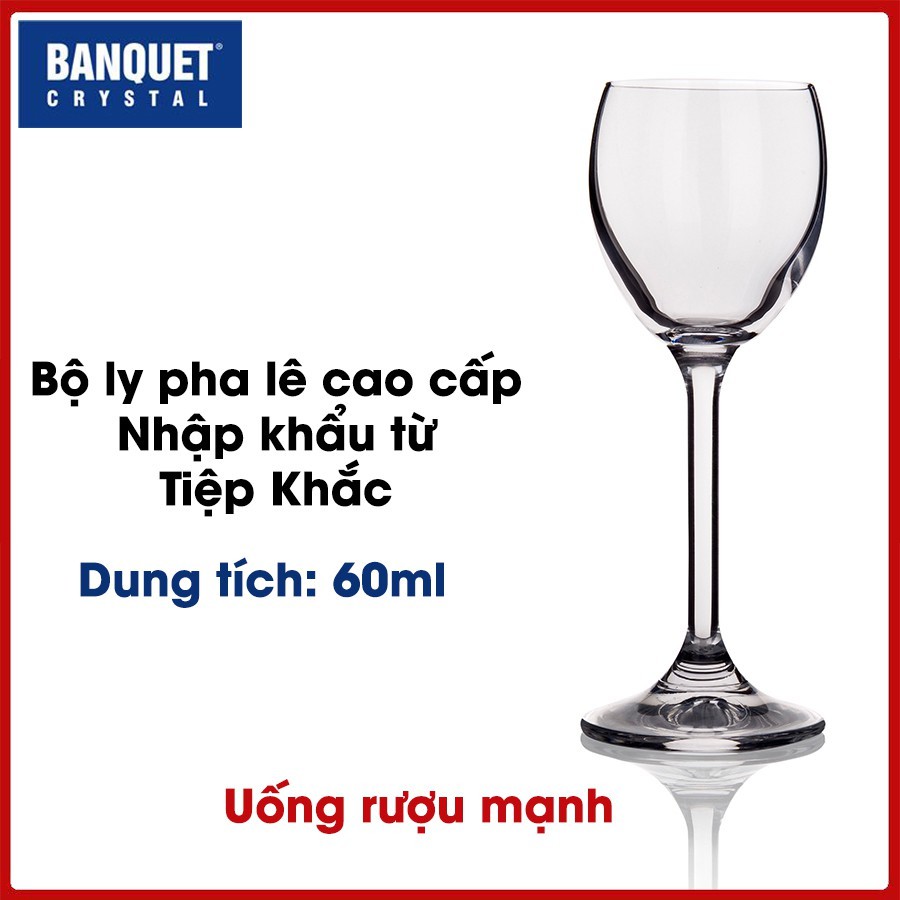 Bộ ly pha lê Bistro dung tích 60ml (BIS060)