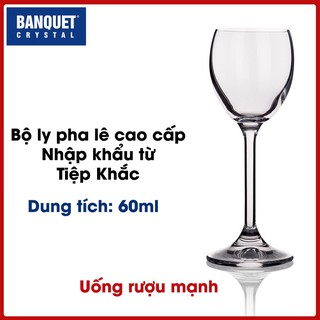 Bộ ly pha lê Bistro dung tích 60ml (BIS060)