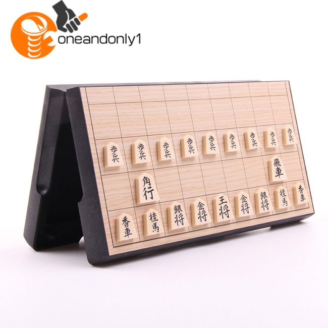 Bộ Bàn Cờ Nhật Bản Shogi 25 * 25 * 2cm Có Nam Châm Gấp Gọn Tiện Dụng