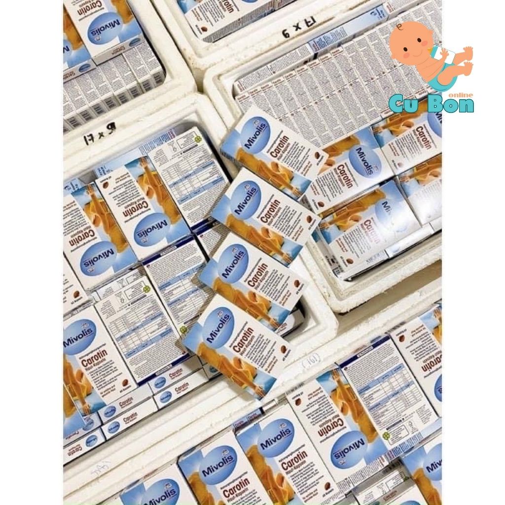 Viên uống chống nắng Mivolis Das Gesunde Plus Carotin 60 viên của Đức