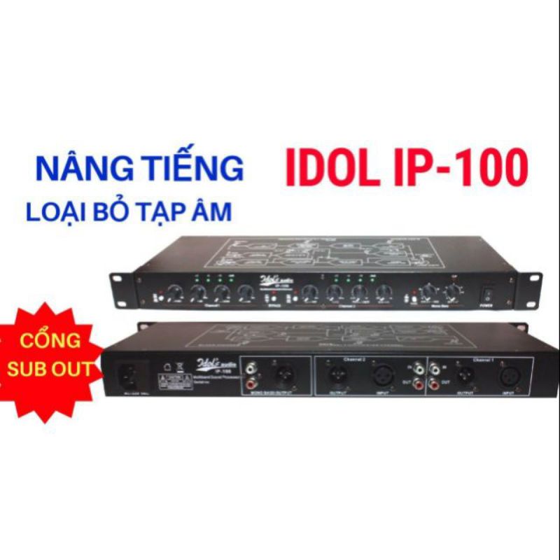 Máy nâng tiếng karaoke IDOL IP-100 chuyên nghiệp tặng dây canon