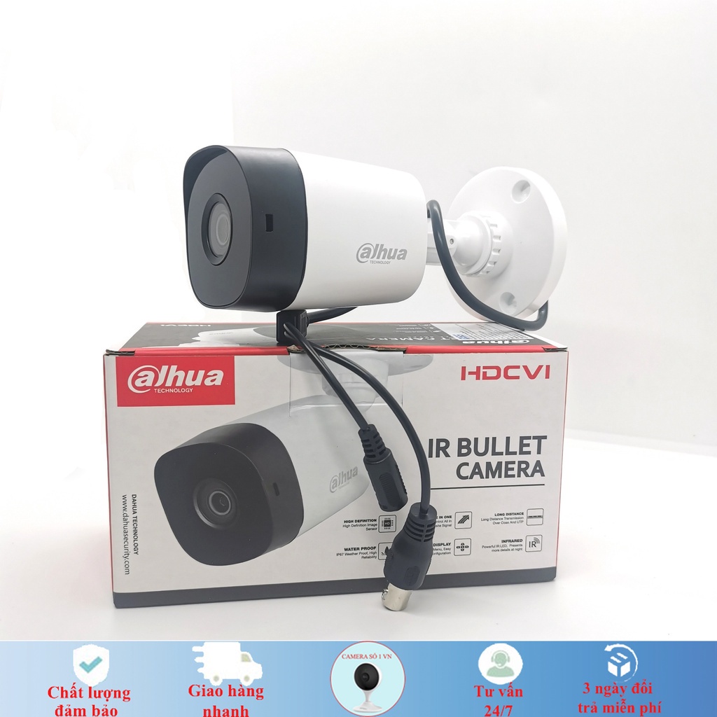 Camera DAHUA Dome T1A21P, camera Thân B1A21P, Chính hãng Dahua DSS, Bảo hành 24 Tháng