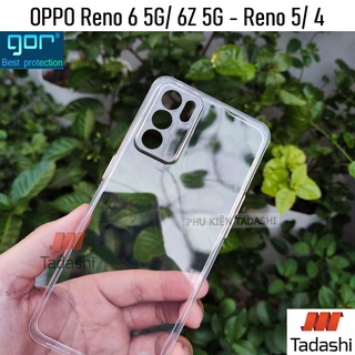 Ốp Lưng Dẻo Gor OPPO Reno 6Z 5G/ Reno 6 5G, Reno 5/ Reno 7 Pro 5G/ Reno 5 Pro Trong Suốt Có Gờ Bảo Vệ Camera - Hãng GOR