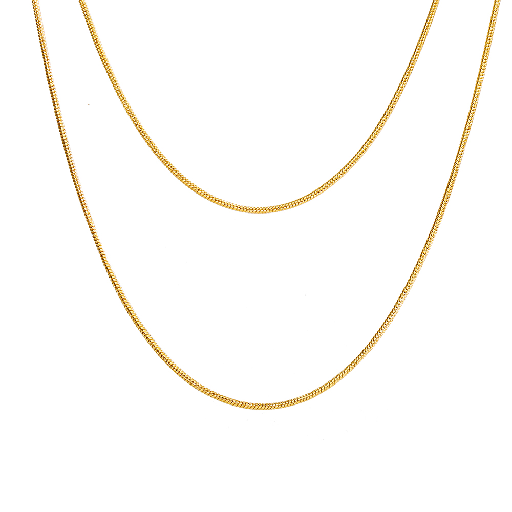 vòng cổ Hai Lớp Mạ Vàng Sang Trọng