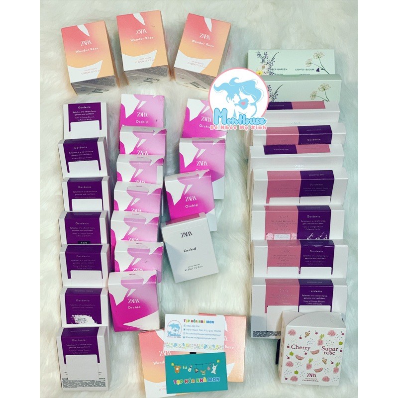 Sale Set Nước Hoa Zara 2 Chai Gardenia & Orchid (Hàng Châu Âu) - 30ml/1 chai | Thế Giới Skin Care