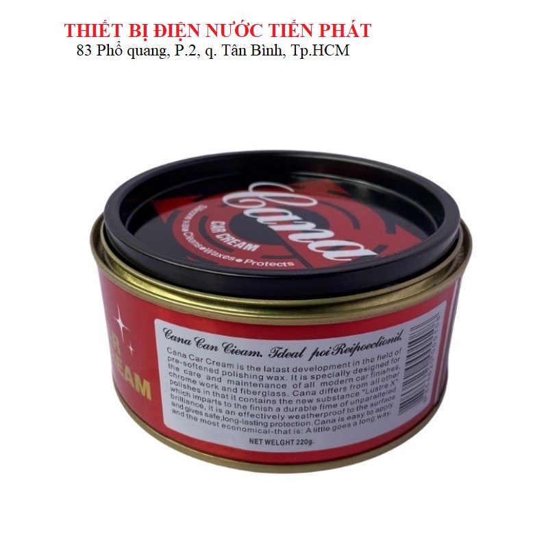 Cana đánh bóng xe ô tô xe máy xóa sạch các vết xước chính hãng, Kem đánh bóng 100gr, 220gr