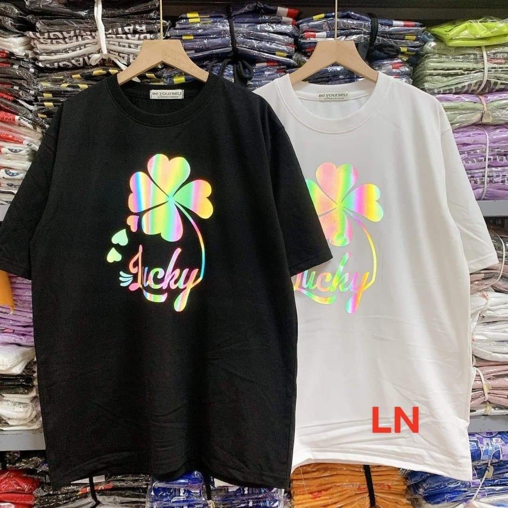 Áo phông phản quang hoa Lucky KTH0220