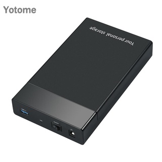 Hộp đựng ổ cứng ngoài yotome usb 3.0 sang 3.5 inch sata iii 5gbps ốp