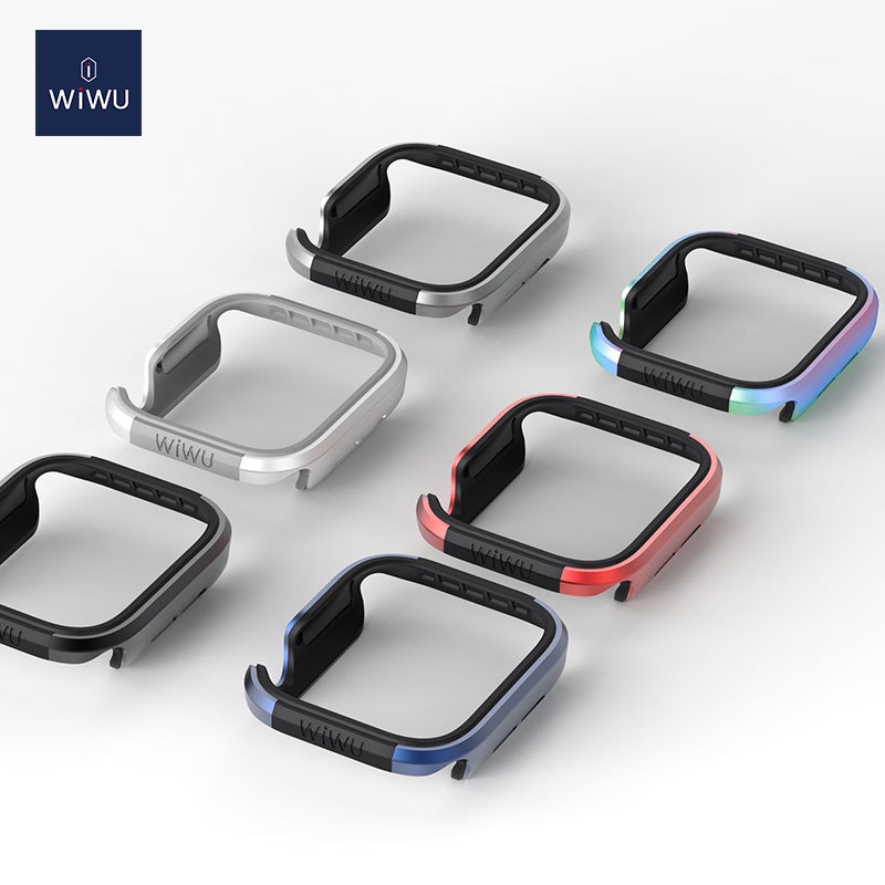 Wiwu Defense Armor Case cho Apple Watch Series 6 / Series 5 / Series 4 / SE , ốp chống sốc viền thép cao cấp