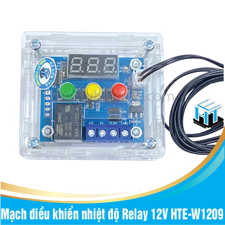 Mạch điều khiển nhiệt độ Relay 12V HTE-W1209
