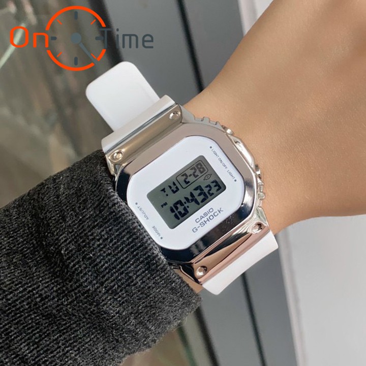 Đồng hồ đeo tay Nam nữ Casio GM-S5600 vỏ thép OneTime (full 5 màu lựa chọn)