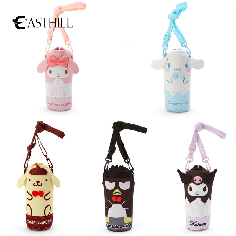 Túi Đeo Chéo Đựng Chai Nước Họa Tiết Hoạt Hình Cinnamoroll Nhật Bản Đáng Yêu