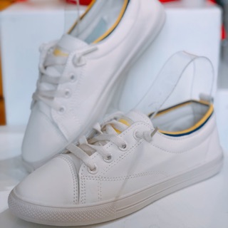 Giày thể thao Louis Vuitton viền cổ vàng da mềm