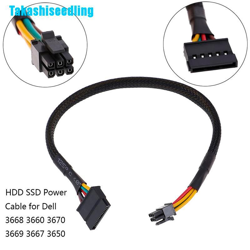 Cáp Chuyển Đổi Nguồn 6 Pin Sang Sata 15pin Cho Dell 3668 3667 3650