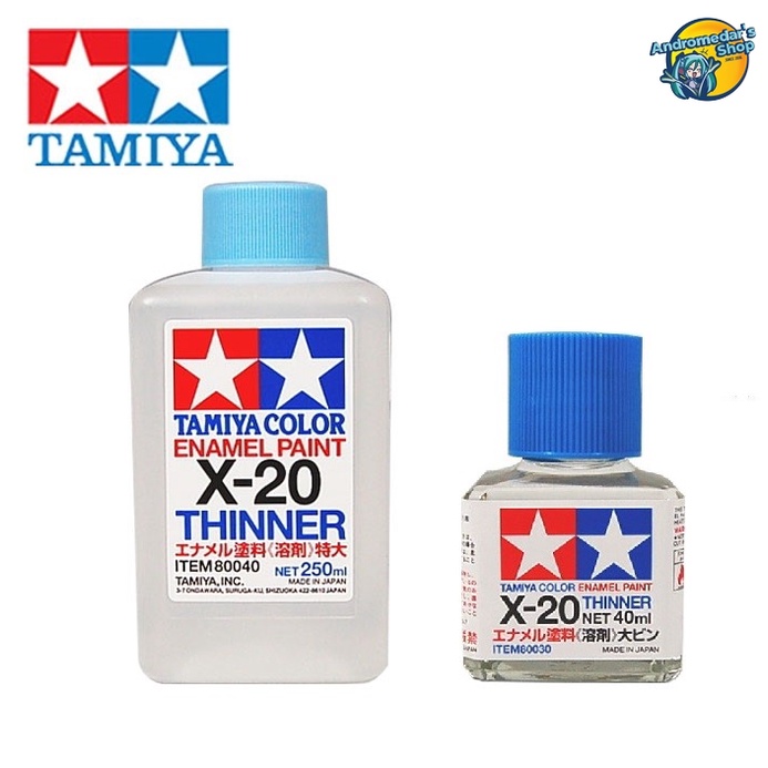Dung môi pha sơn Enamel Paint Thinner X-20 80030 40ml 80040 250ml
