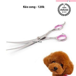Kéo cong chuyên dụng cắt tỉa lông chó mèo - kéo cắt lông chó mèo