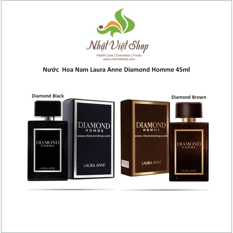 Nước Hoa Nam Laura Anne Diamond Homme 45ml