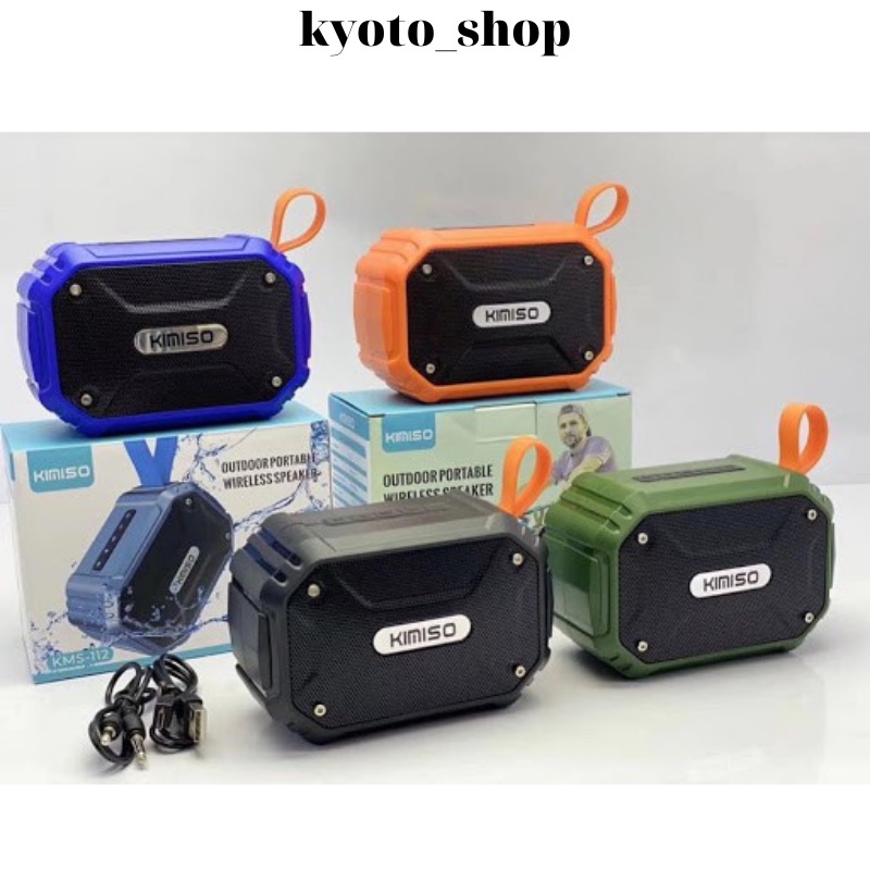 Loa Bluetooth KIMISO KM-112. Âm Thanh Cực Chất, Thiết Kế Cực Đẹp (Nhỏ Gọn), Dễ Dàng Mang Theo