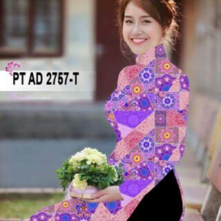 Vải áo dài mẫu cô ba sg