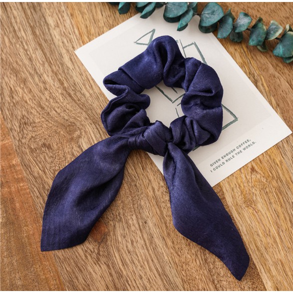 Dây buộc tóc vải lụa Scrunchies Vintage sang chảnh Song An Eco HD52