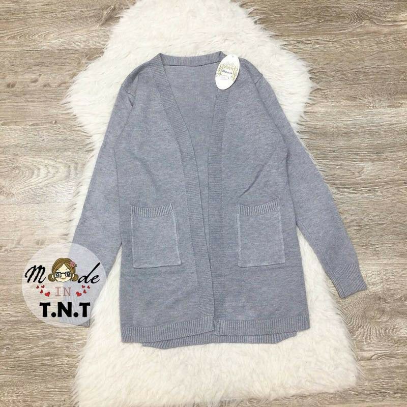 Áo khoác len dáng dài cao cấp. Áo khoác Cardigan dáng dài hàng Nhập