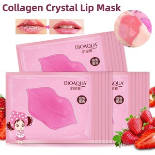 Mặt Nạ Môi Bioaqua Collagen Tẩy Tế Bào Chết Dưỡng Ẩm Làm Mờ Vân Môi