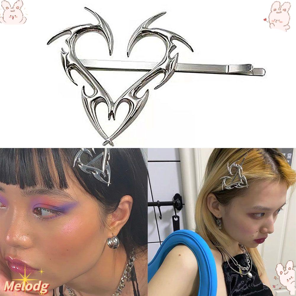 Kẹp Tóc Hình Trái Tim Lấp Lánh Thời Trang Cho Nữ