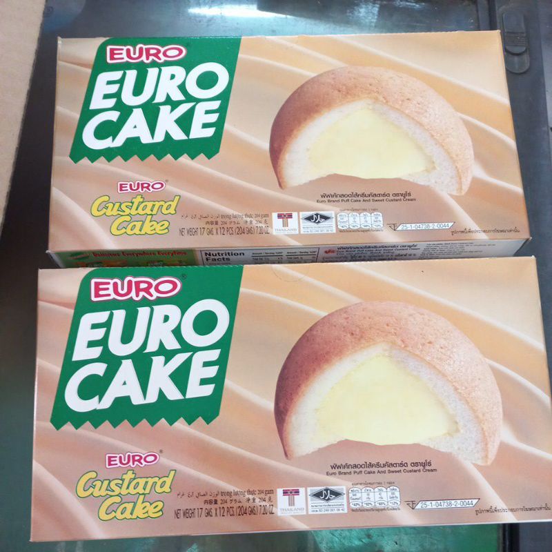 Bánh trứng thái euro custard cake